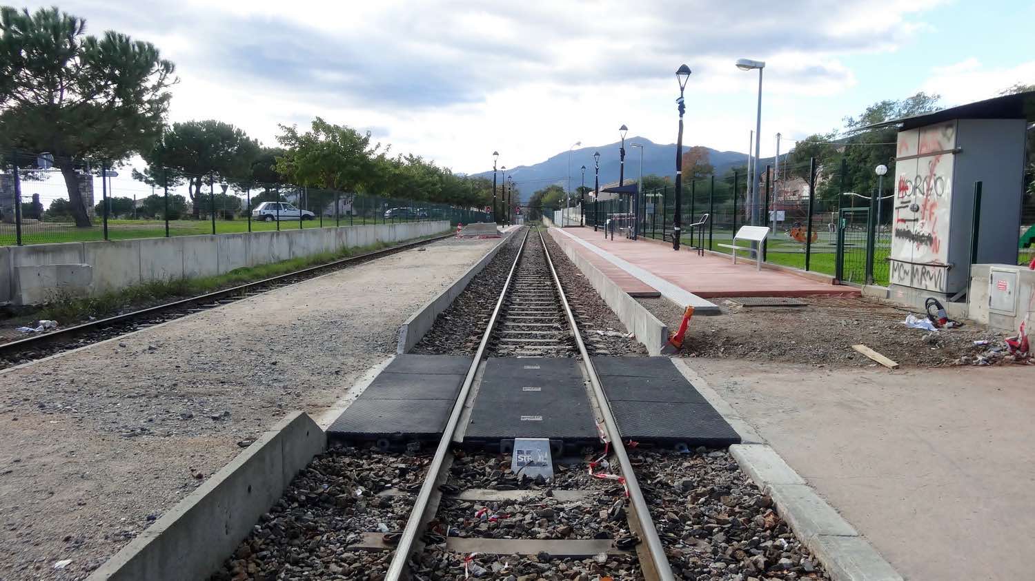 gare de Borgo travaux