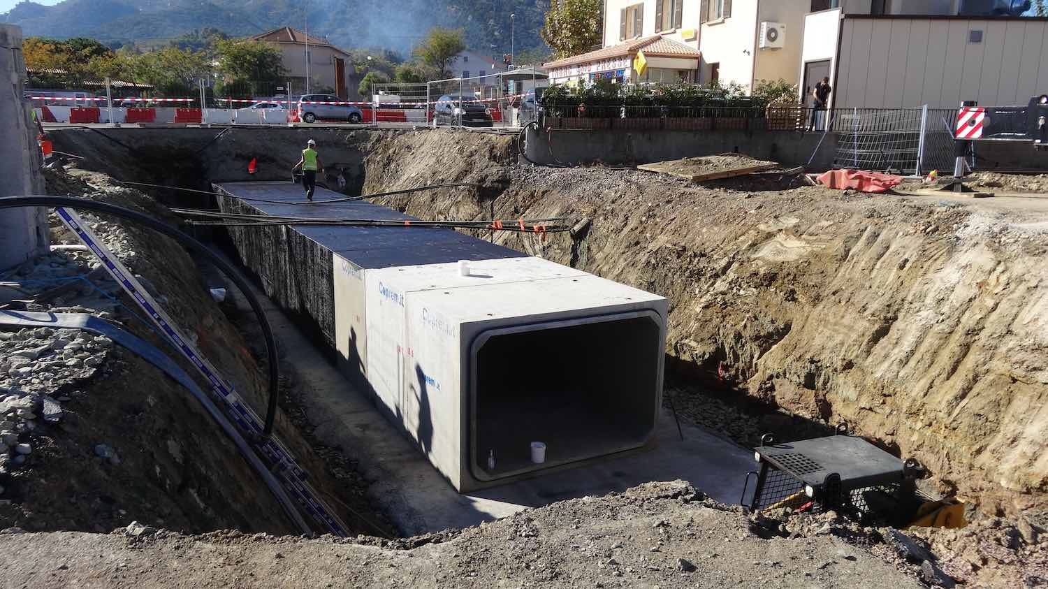 Casatorra chantier du rond point et train