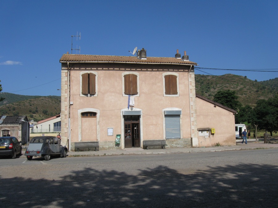 faade de la gare de Ponte Leccia